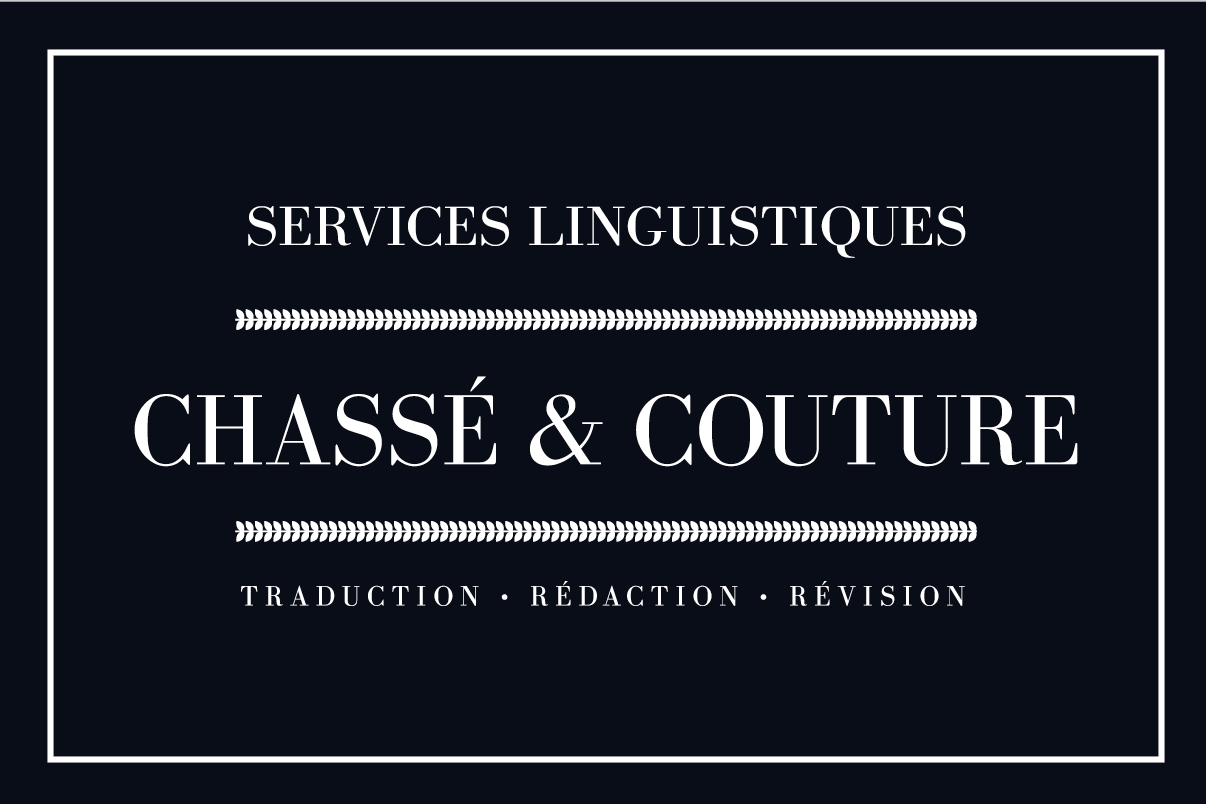Services Linguistiques Chassé & Couture EN